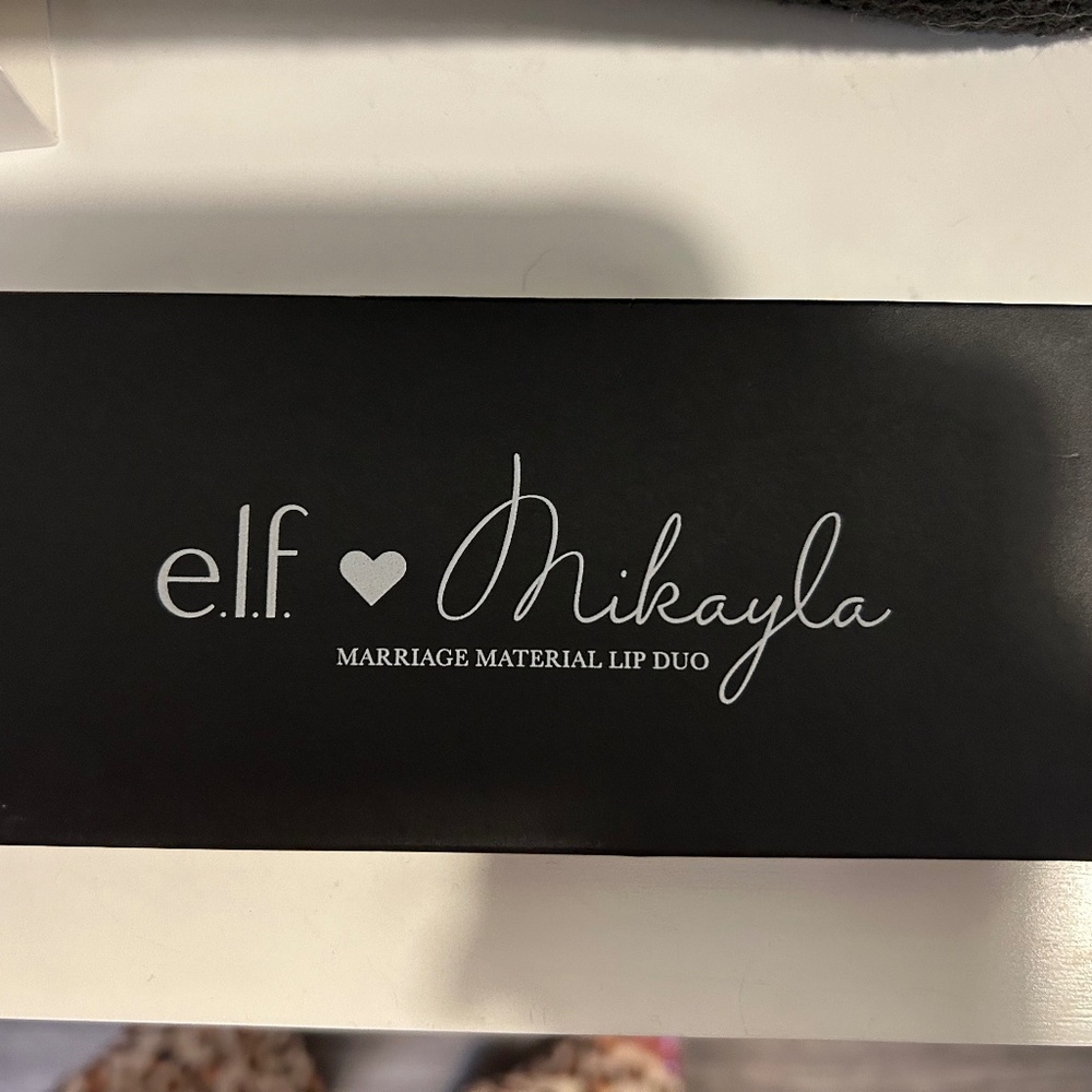 Elf Mikayla marriage material lip duo
